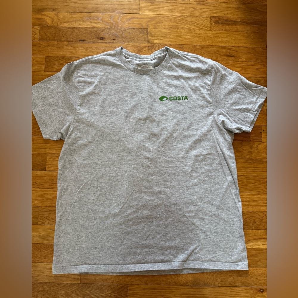 Costa Men's Grey Short Sleeve Tee